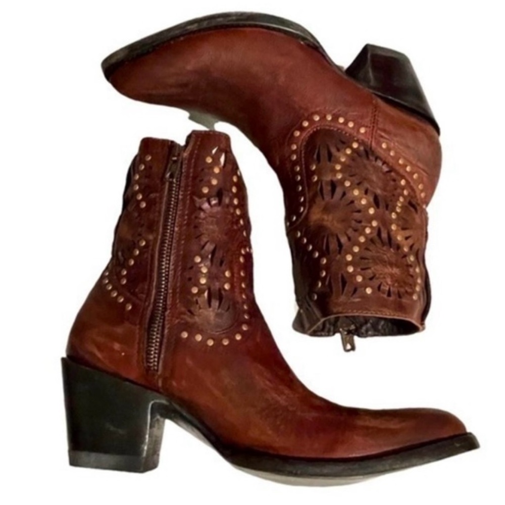 NIB Old Gringo Women's Reeve Plata Sin Snow Short Leather Boots Size 6B
$350